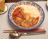あまりの肉じゃがでカレーうどん!作り方8写真