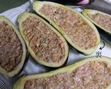 ポンのなすのジューシー肉詰め作り方3写真