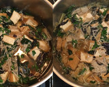 厚揚げと金時草とつる菜の柚子胡椒煮作り方4写真
