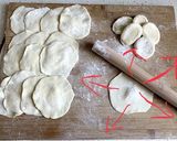 水餃子にオススメ★餃子の皮の作り方作り方9写真