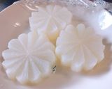 飾り切りの菊の花で！レンチン風呂吹き大根作り方3写真