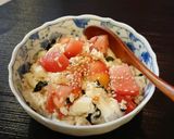 ★スプーンで食べる★トマトと豆腐のサラダ作り方3写真
