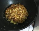 たまごとキャベツで！粉なし豚玉お好み焼き作り方6写真