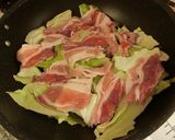 材料4つ★キャベツと豚肉の重ね蒸し作り方2写真
