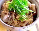豚しゃぶ☆きのこあんかけ丼作り方5写真