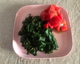 空芯菜とトマトの冷奴作り方1写真