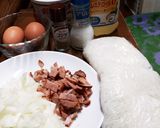 混ぜて炒める☆簡単焼豚炒飯作り方1写真