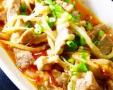 豚ロース薄切り肉の青ねぎわさびマヨ焼き作り方23写真