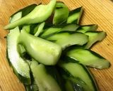 ちくわとキュウリの炒め物作り方1写真