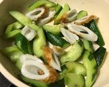 ちくわとキュウリの炒め物作り方5写真