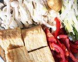 油揚げの野菜甘酢あんかけ作り方1写真