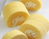 香り爽やか*柚子茶の白餡ロールケーキ作り方30写真