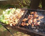 BBQに!包丁いらずの照り焼きチキン作り方6写真