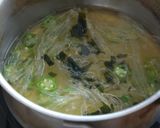糸寒天のオクラスープ作り方3写真