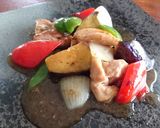 鶏肉と野菜の黒酢あん作り方4写真