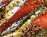 フライパンでふっくら鮭のごま味噌焼き作り方1写真