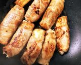 ボリューム満点！厚揚げの豚肉巻き作り方5写真