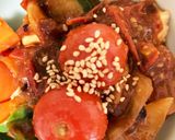胸肉ミニトマトたっぷりトマト塩ダレ炒め煮作り方19写真