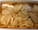 らっきょう漬け酢de生姜の甘酢漬け作り方2写真