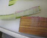 キャラ弁残りでママ朝食　蒲鉾きゅうり巻き作り方1写真