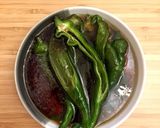 万願寺とうがらしの焼き浸し作り方7写真