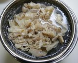 簡単！冷しゃぶ丼☆ゆず胡椒風味作り方1写真