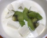 クリームチーズとキウイのヨーグルト作り方2写真