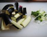 お手軽☆茄子のごまドレあえ作り方1写真