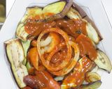 焼き野菜スパイシーカレートマトソースがけ作り方9写真