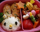 キャラ弁☆お手軽材料でマイメロごはん♪作り方6写真