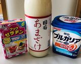 さっぱり★甘酒ヨーグルトゼリー作り方1写真
