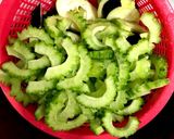 時短！15分でゴウヤ味噌炒め常備菜作り方2写真
