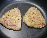 お弁当！揚げ焼き不要☆チーズinとんかつ作り方8写真