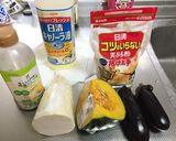 かぼちゃとナスの天ぷら!(^^)!作り方1写真
