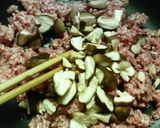 ✿シャッキリレタスに❀ひき肉の✿ソース丼作り方1写真