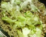 ✿シャッキリレタスに❀ひき肉の✿ソース丼作り方4写真