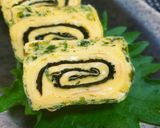 海苔と青海苔のノリノリ卵焼き♡作り方15写真
