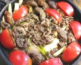 冷凍豆腐、トマト、牛肉の煮物作り方4写真