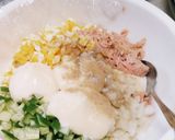 低糖質たんぱく質たっぷり♥️おからサラダ作り方3写真