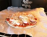 乗せて焼くだけ！トルティーヤで簡単ピザ！作り方4写真