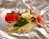 自慢のサーモンのホイル焼き *☻*作り方5写真