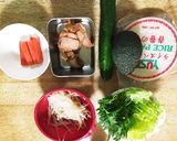 野菜たっぷり生春巻き作り方1写真