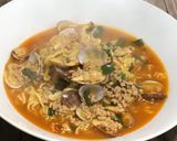 豚ひき肉とアサリの激うま辛ラーメン♡作り方10写真