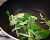 なすとチンゲン菜の和風炒め作り方4写真