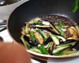 なすとチンゲン菜の和風炒め作り方5写真