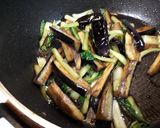 なすとチンゲン菜の和風炒め作り方6写真