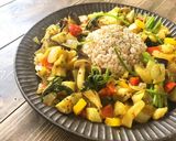 夏野菜のマスタードVegeカレー作り方5写真