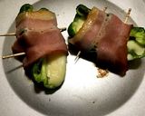 ピーマンのチーズ詰めベーコン巻き焼き作り方6写真