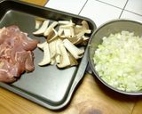ご飯に合う☆鶏のクリーム煮（醤油味）作り方1写真