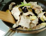茄子と豚バラ肉のガリバタ照り焼き作り方8写真